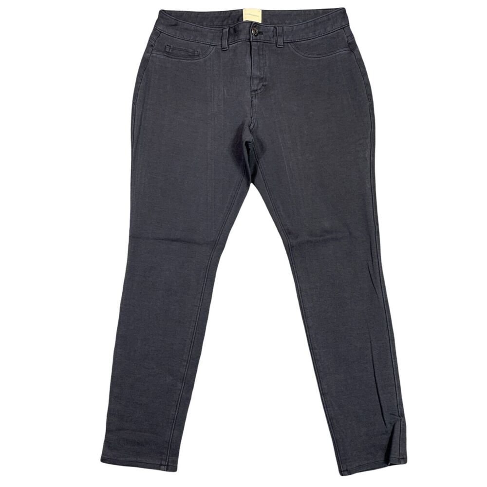 GH Bass and Co Womens Skinny Jeans Dress Pants Stretch Slim Fit Black Size 8